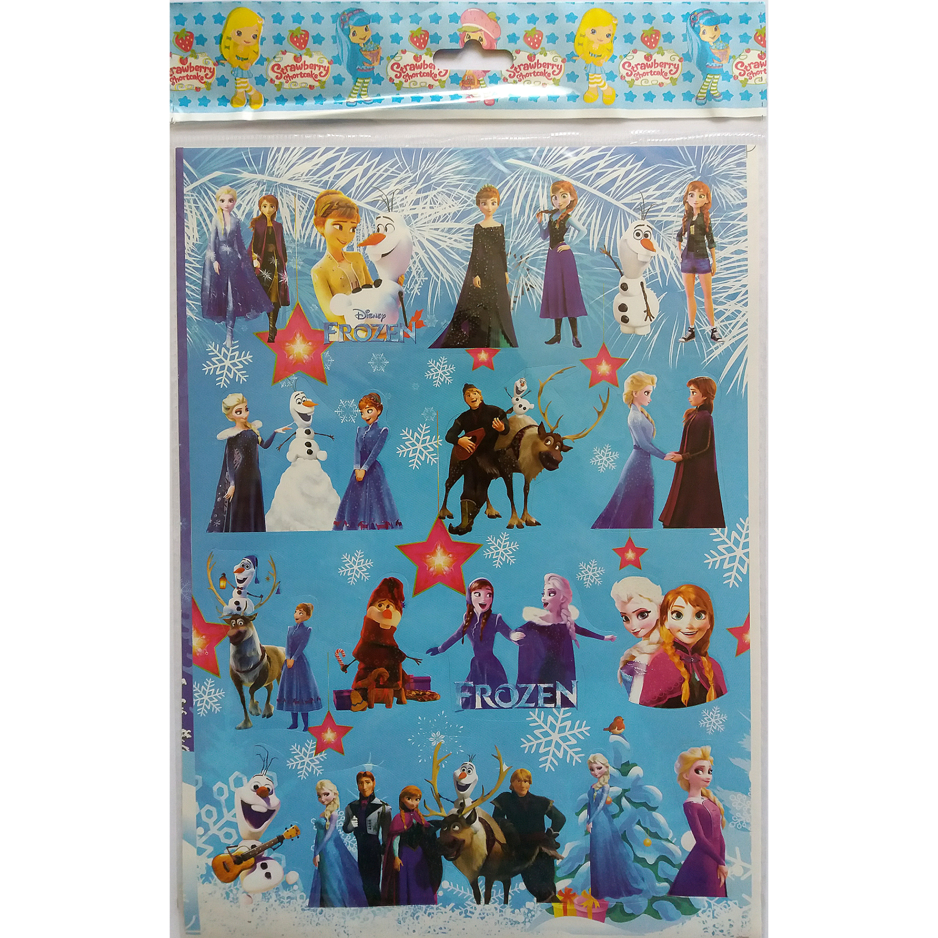 استیکر کودک  مدل فروزن بسته 17 عددی