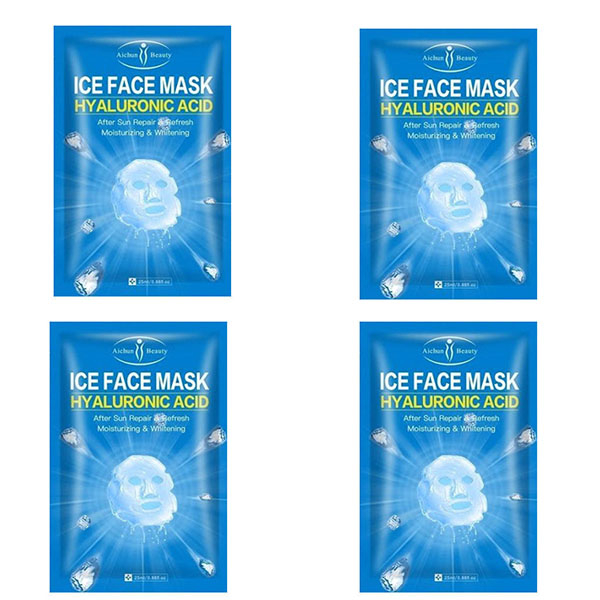  ماسک صورت ایچون بیوتی مدل ترمیم کننده وزن 30 گرم مجموعه 4 عددی