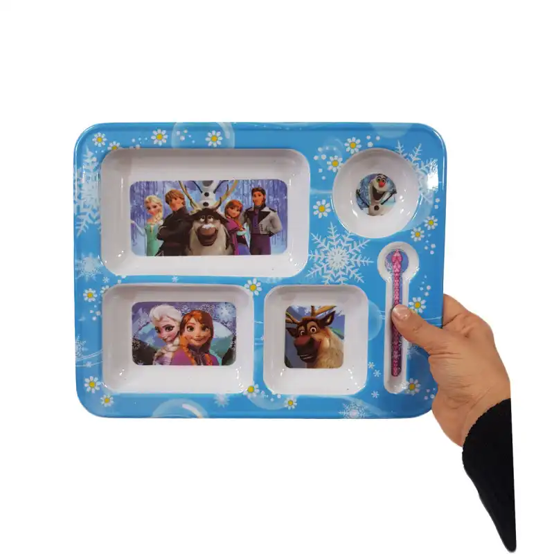 سرویس غذا خوری 2 پارچه کودک طرح کیتی کد Rbay1