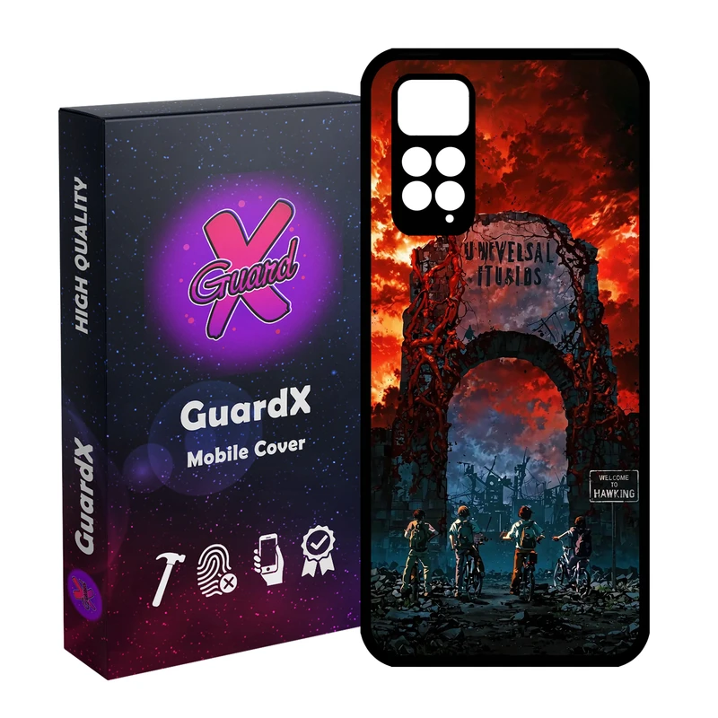 کاور گارد ایکس طرح Stranger Things مدل 10885 مناسب برای گوشی موبایل شیائومی Redmi Note 11S/ Note 11 4G