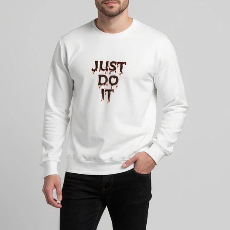 سویشرت مردانه مدل دورس فانتزی فقط انجامش بده کد g020