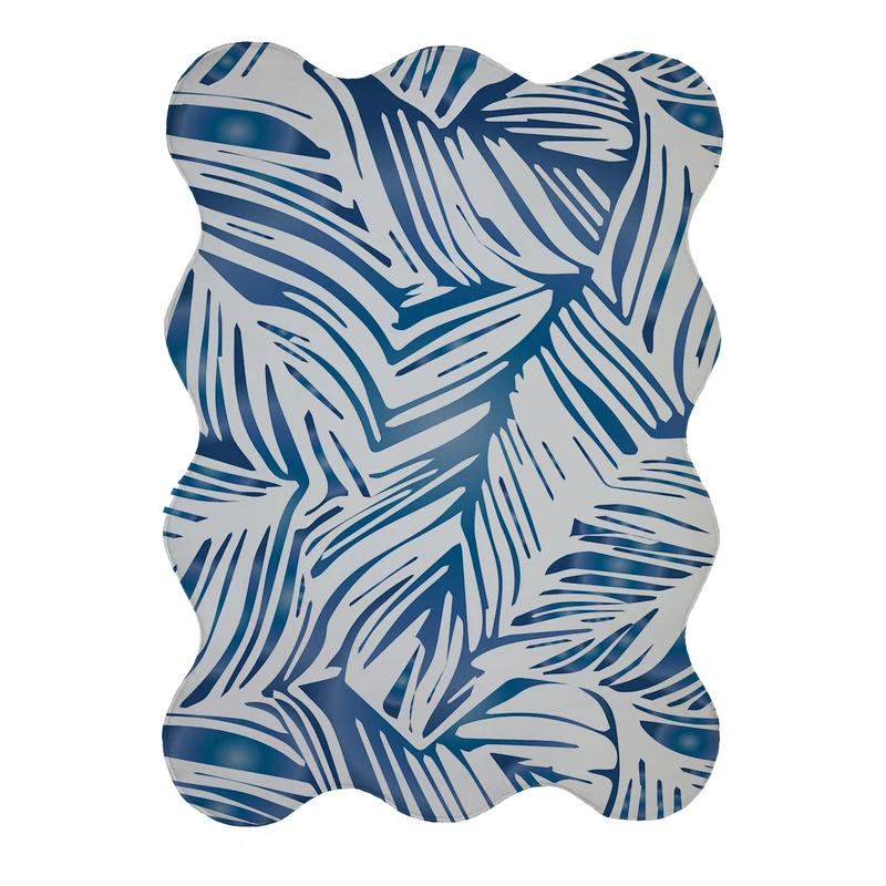 پادری مدل دالبر طرح برگ کد 9316 سایز 80x110 سانتی متر 