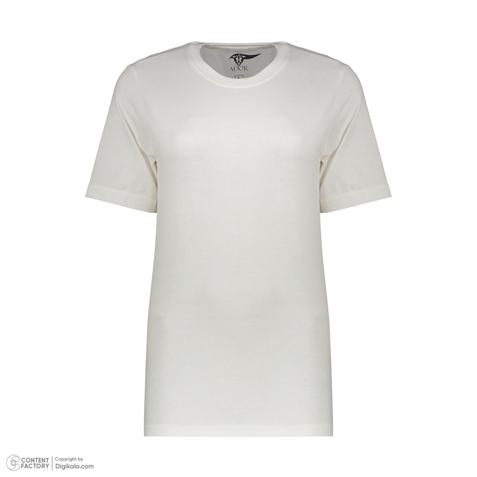 تی شرت آستین کوتاه زنانه آدور مدل شاهنامه رنگ سفید -  - 2