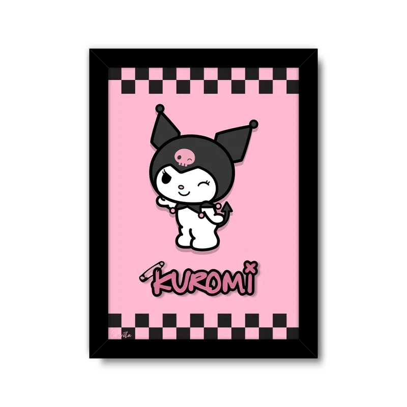 تابلو راویتا طرح کرومی کد 3602 فریم مشکی