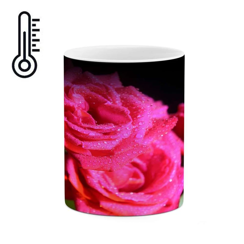 ماگ حرارتی کاکتی مدل گل رز کد mgh18066