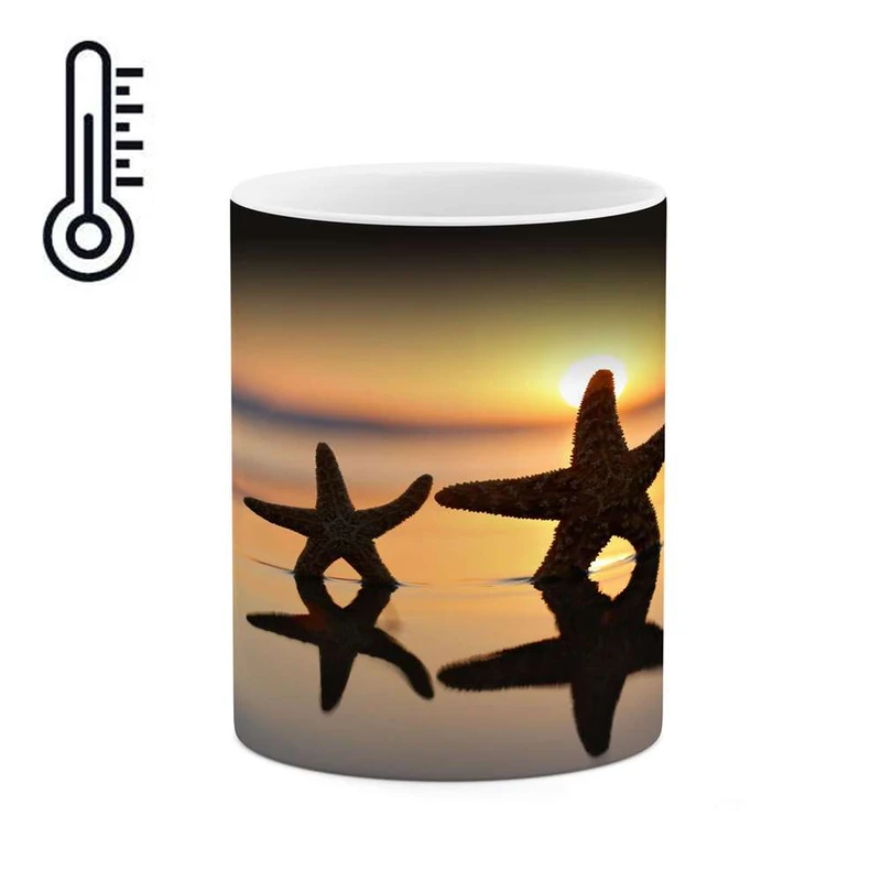 ماگ حرارتی کاکتی مدل ستاره دریایی کد mgh15878