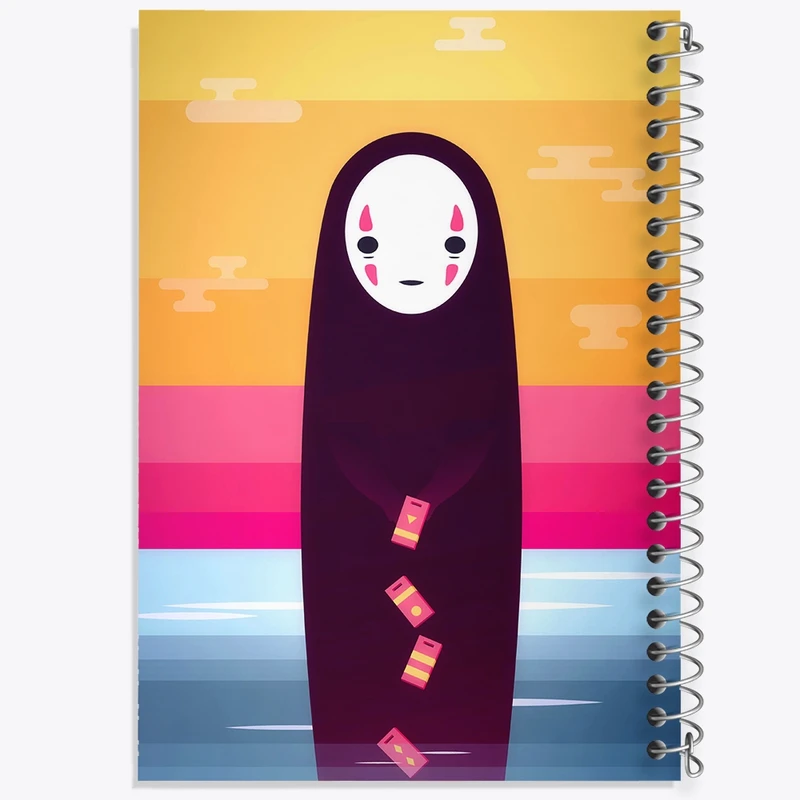 دفتر لیست خرید 50 برگ خندالو طرح انیمه شهر اشباح (Spirited Away) کد F1605