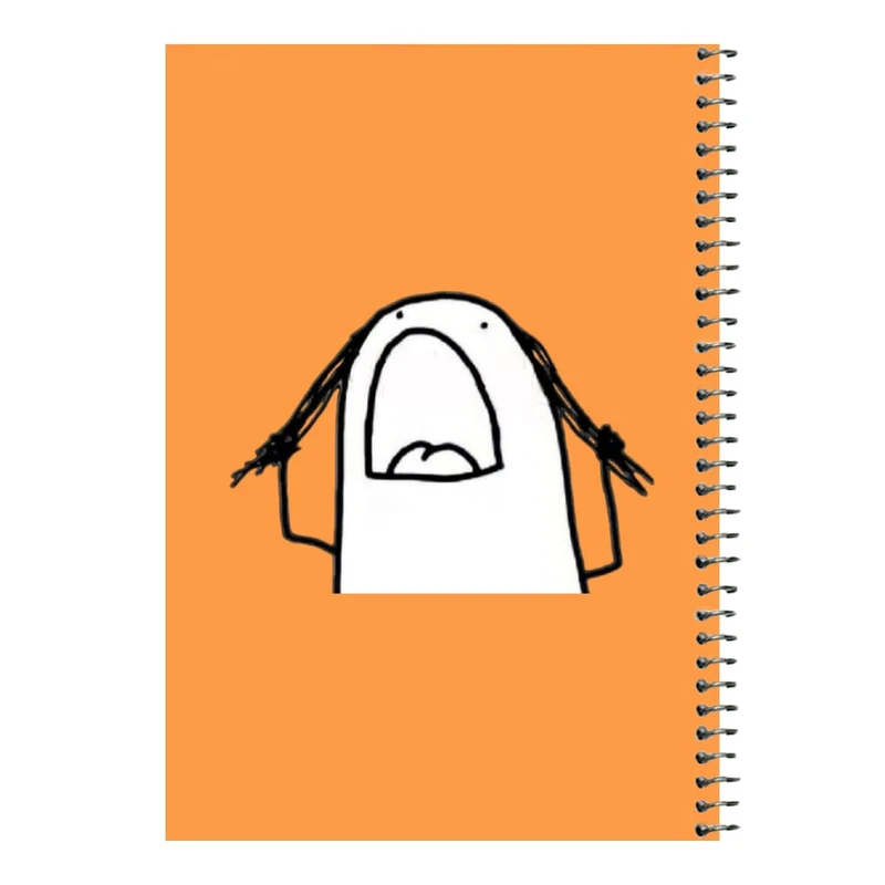 دفتر مشق 80 برگ اس جی مدل استیکر عصبانی   