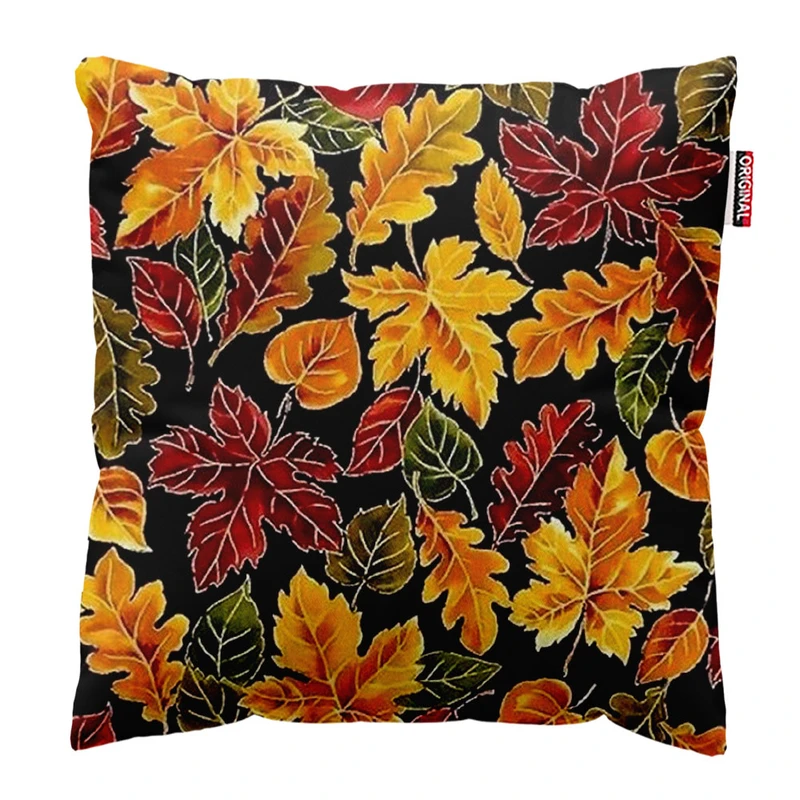 کوسن پاد آفرین طرح برگ و پاییز کد 1677 سایز 40*40 سانتی متر