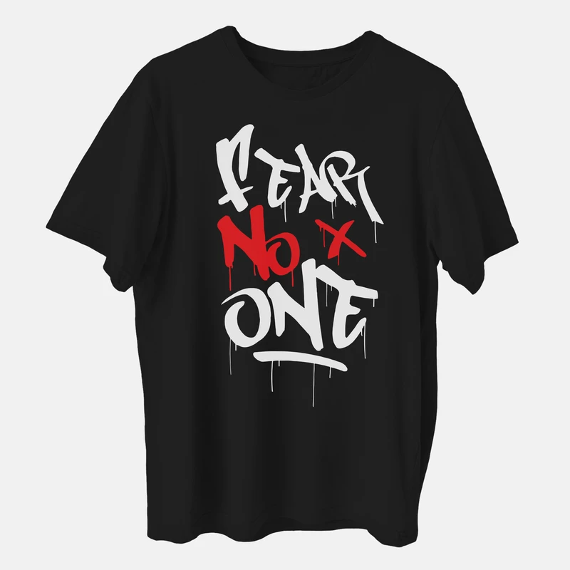 تی‌شرت آستین کوتاه مردانه باهرپوش شرق مدل تایپوگرافی انگلیسی کد z069