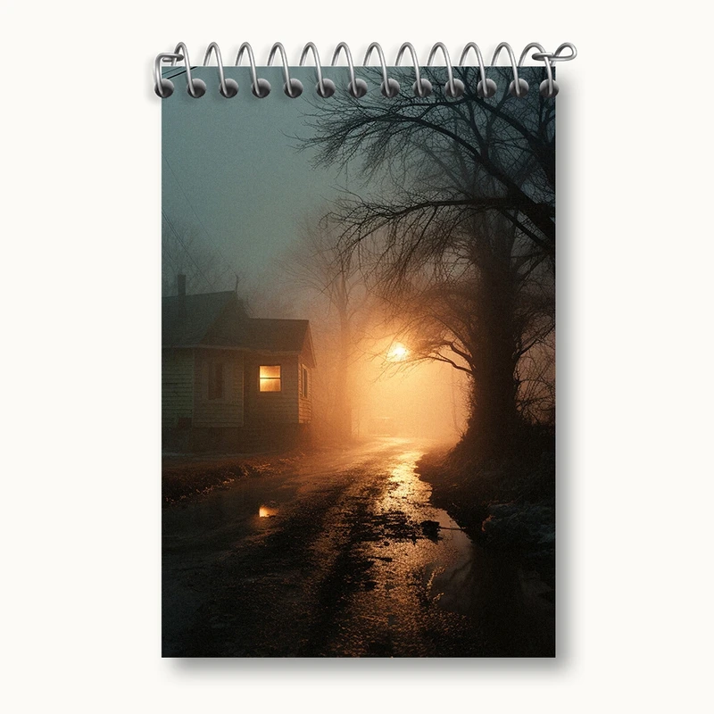 دفتر یادداشت 50 برگ خندالو مدل شب کد F492