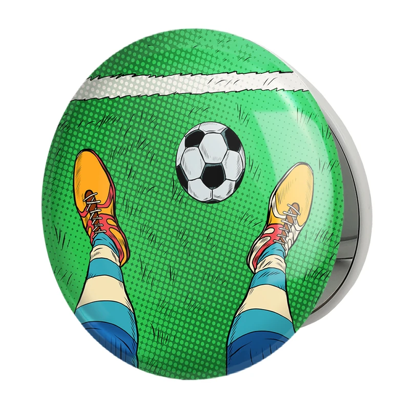 آینه جیبی خندالو طرح فوتبال Football مدل تاشو کد 25961 