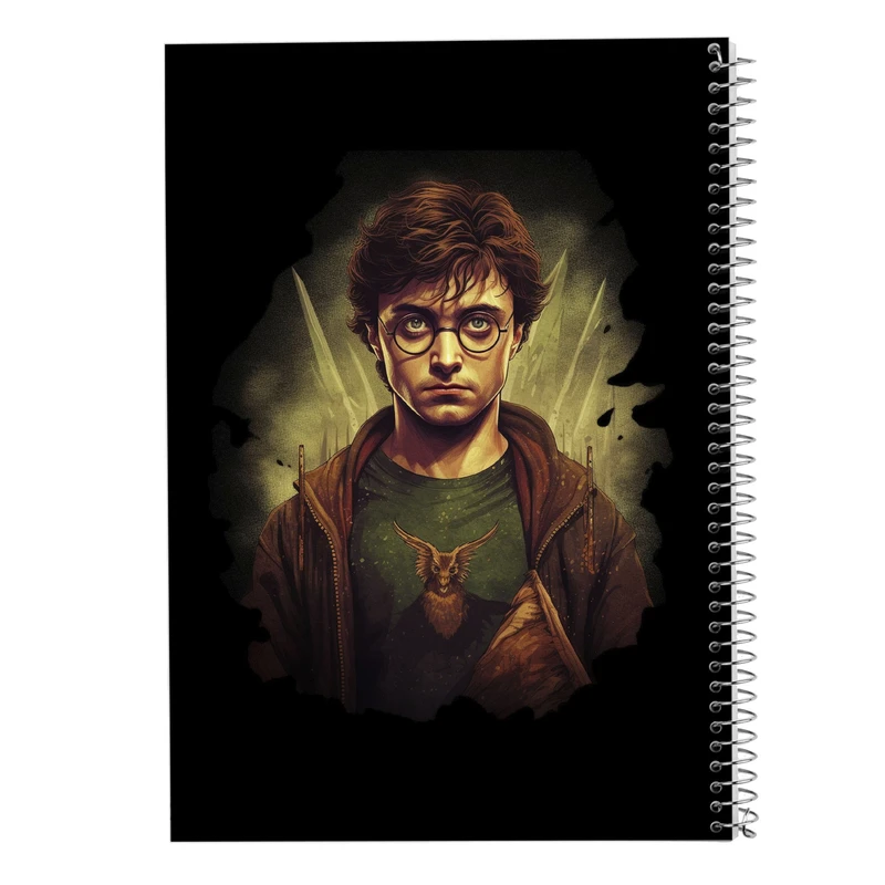 دفتر ژورنال نویسی 50 برگ مدوپد مدل نقطه ای طرح هری پاتر harrypotter کد DF10207