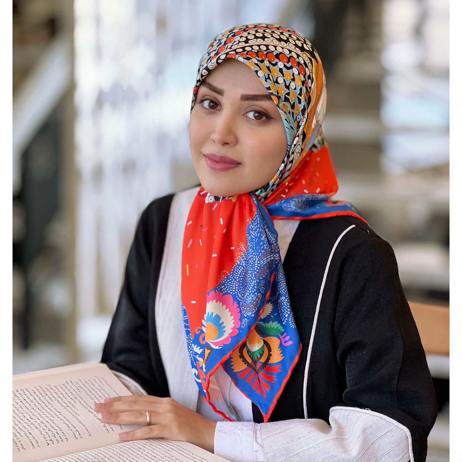 روسری زنانه مدل ابریشم توییل کد 5085 -  - 23
