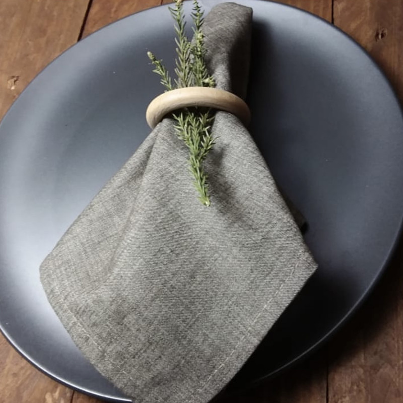 حلقه دستمال سفره مدل 020 بسته 6 عددی