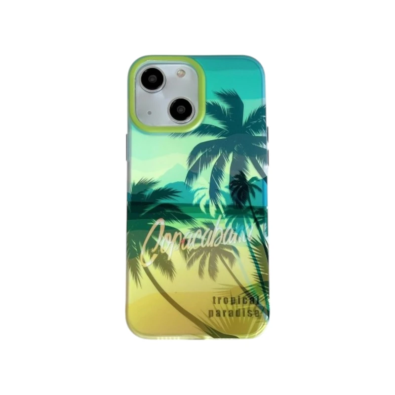 کاور قاب گارد طرح نخل هولوگرامی مناسب برای گوشی موبایل اپل iPhone 13 