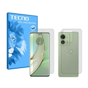 Tecno HyMTT model Matte screen protector suitable for Motorola Edge 40 mobile phone along with the back of the phone