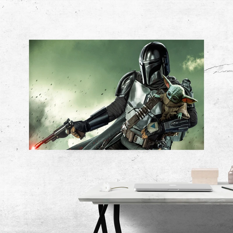 تابلو شاسی مدل سریال ماندالوریان جنگ ستارگان mandalorian کد 1198