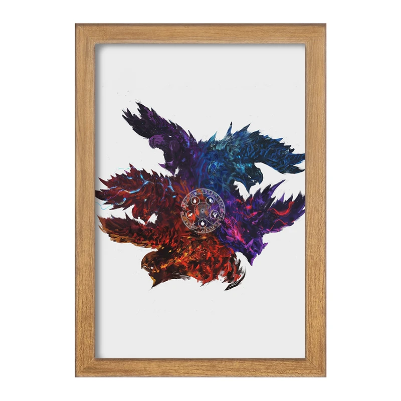 تابلو خندالو مدل بازی شکارچی هیولا (Monster Hunter) کد 33237