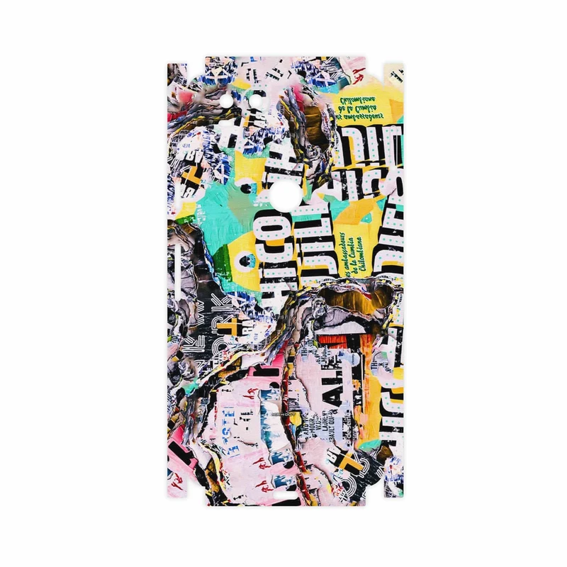برچسب پوششی ماهوت مدل Collage of Teared Paper-FullSkin مناسب برای گوشی موبایل گوگل Pixel 2