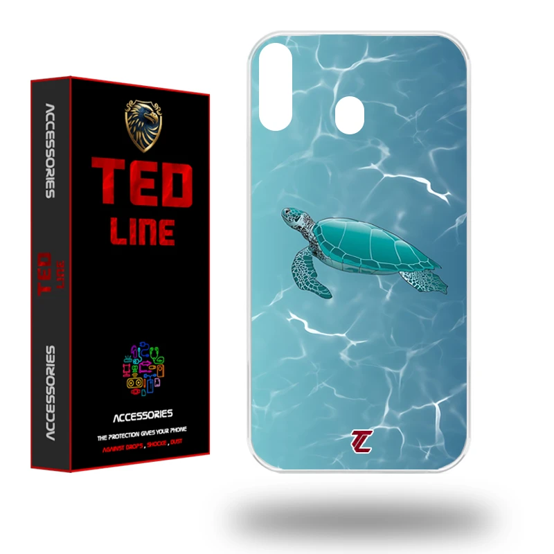 کاور تد لاین طرح لاک پشت کد 1100 مناسب برای گوشی موبایل سامسونگ Galaxy A20 / A30