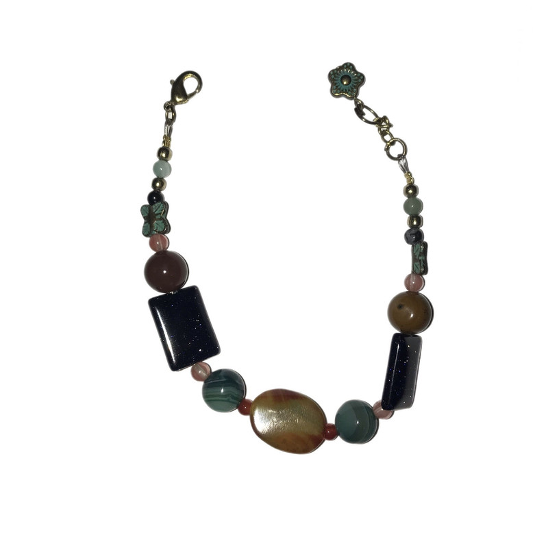 نیم ست زنانه مدل سنگ عقیق کد SN-360 نیم ست زنانه مدل سنگ عقیق کد SN-360