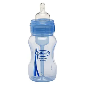 شیشه شیر دکتر براون مدل blue bottle گنجایش 240 میلی لیتر