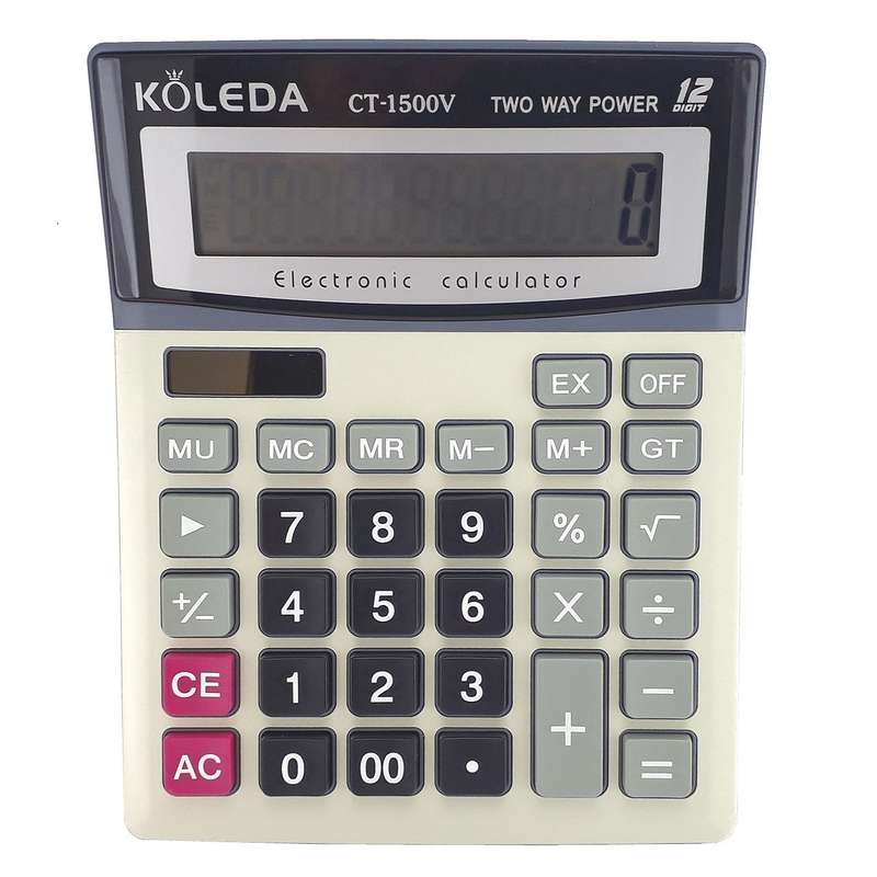 ماشین حساب کولدا مدل CT-1500V ماشین حساب کولدا مدل CT-1500V
