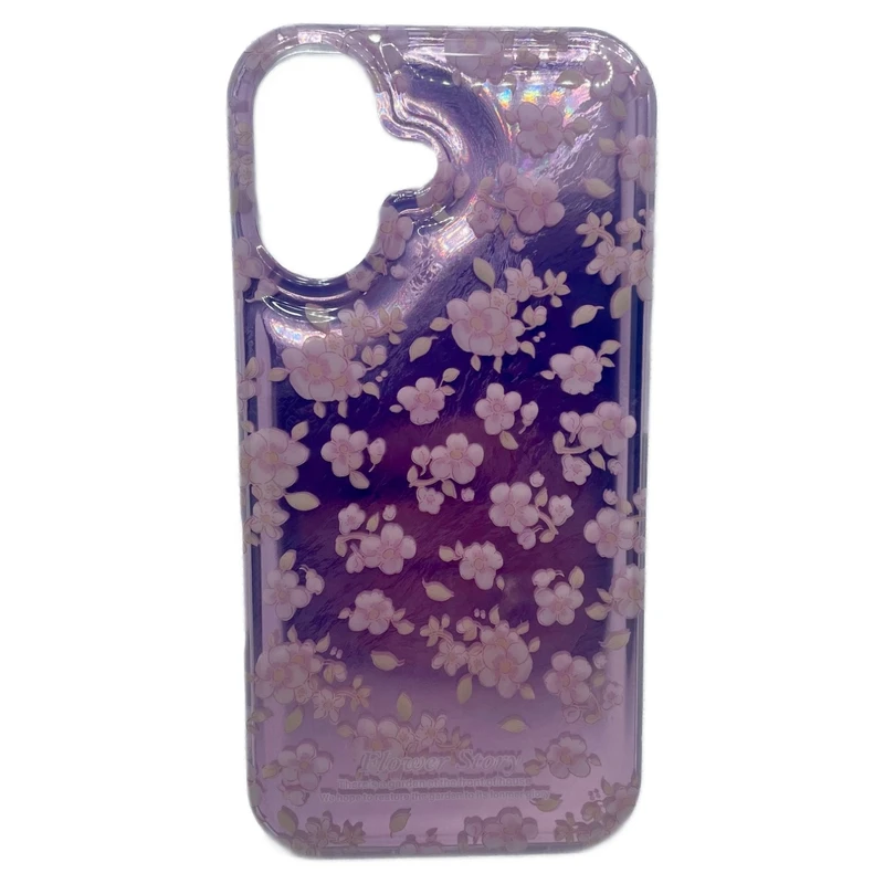 کاور کد 17 طرح شکوفه گل ریز مناسب برای گوشی موبایل اپل  Iphone 17
