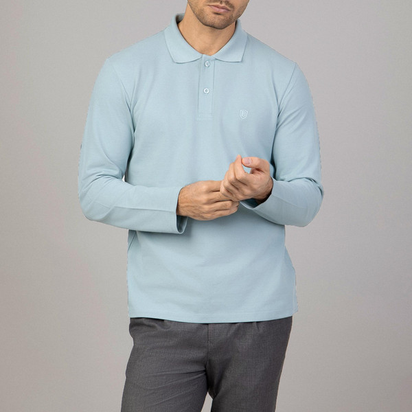 تخفیف پولوشرت آستین بلند مردانه باینت مدل 395-8