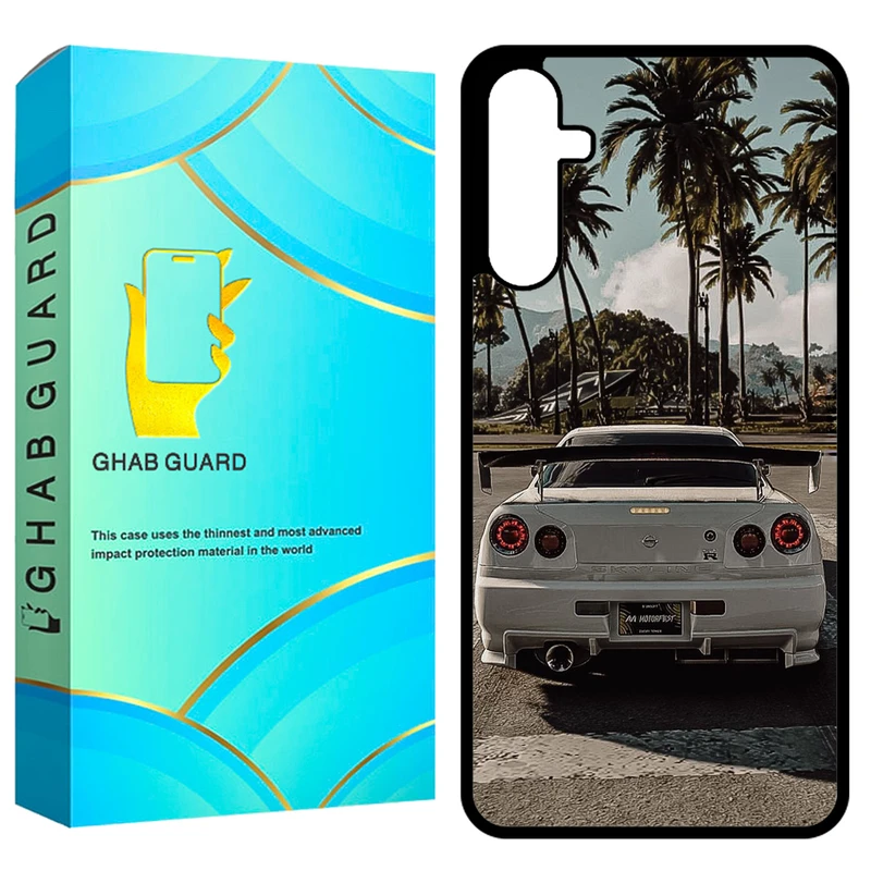 کاور قاب گارد طرح ماشین مدل GCHPA24 مناسب برای گوشی موبایل سامسونگ Galaxy A24 4G