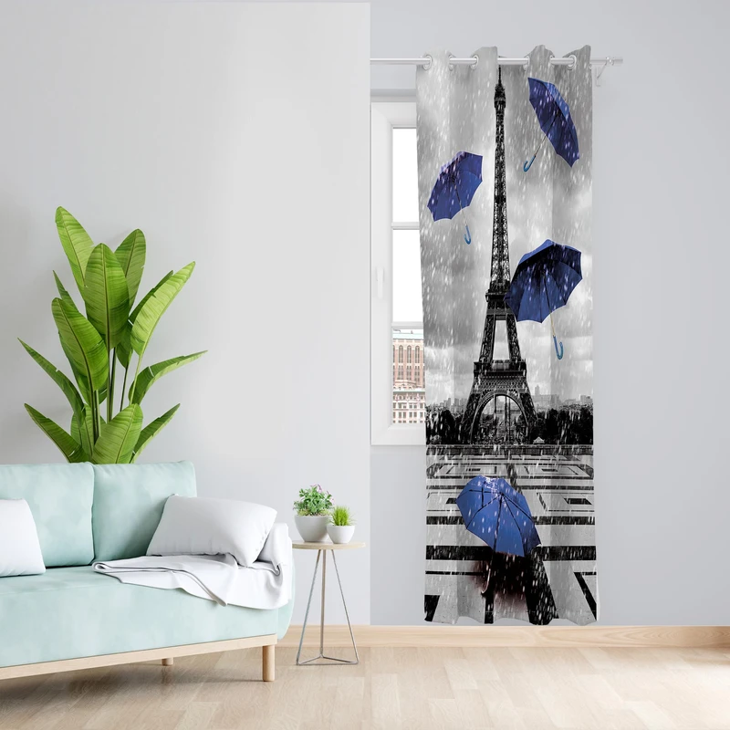 پرده مدل مخمل پانچی کد 1274سایز 140x200 سانتی متر