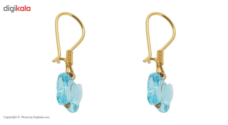 گوشواره طلای 18 عیار ماهک مدل ME0773 - 5