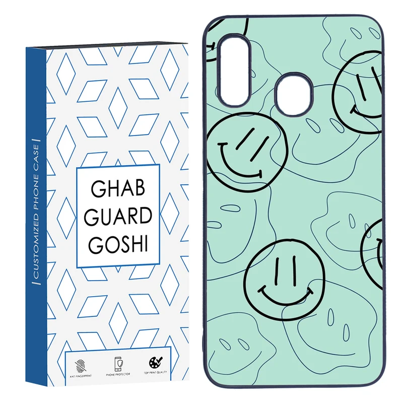 کاور قاب گارد گوشی طرح خوشحال کد TPU-245 مناسب برای گوشی موبایل سامسونگ Galaxy A30 / A20