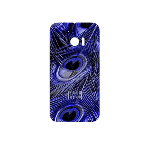 MAHOOT Purple Feather Cover Sticker for HTC 10