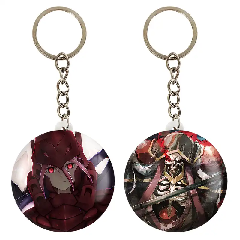 جاکلیدی خندالو مدل شالتر انیمه اورلرد کد 1835218344 مجموعه 2 عددی