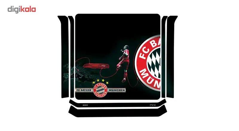 برچسب افقی پلی استیشن 4 اسلیم گراسیپا طرح بایرن مونیخ