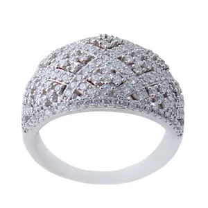  انگشتر نقره زنانه بازرگانی میلادی کد AWR_713