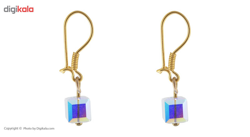 گوشواره طلای 18 عیار ماهک مدل ME0782 - 2
