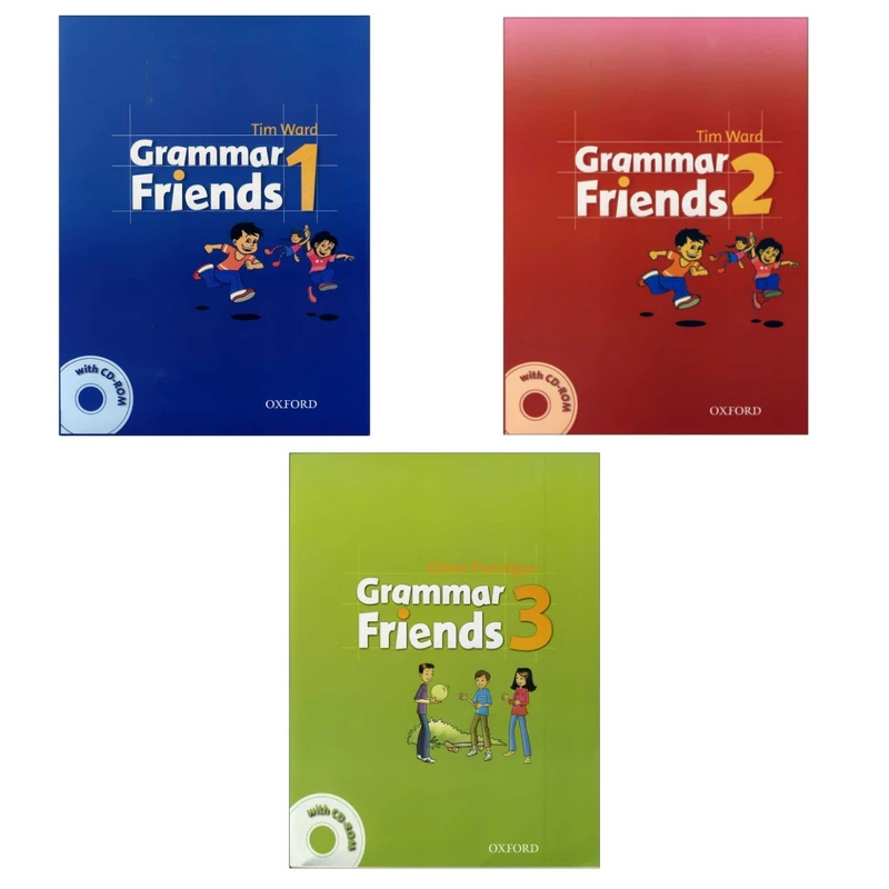 کتاب Grammar Friends 1-3 اثر Tim Ward and Eileen Flannigan انتشارات آکسفورد 3 جلدی