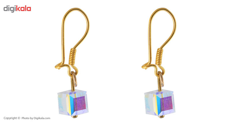 گوشواره طلای 18 عیار ماهک مدل ME0782 - 3