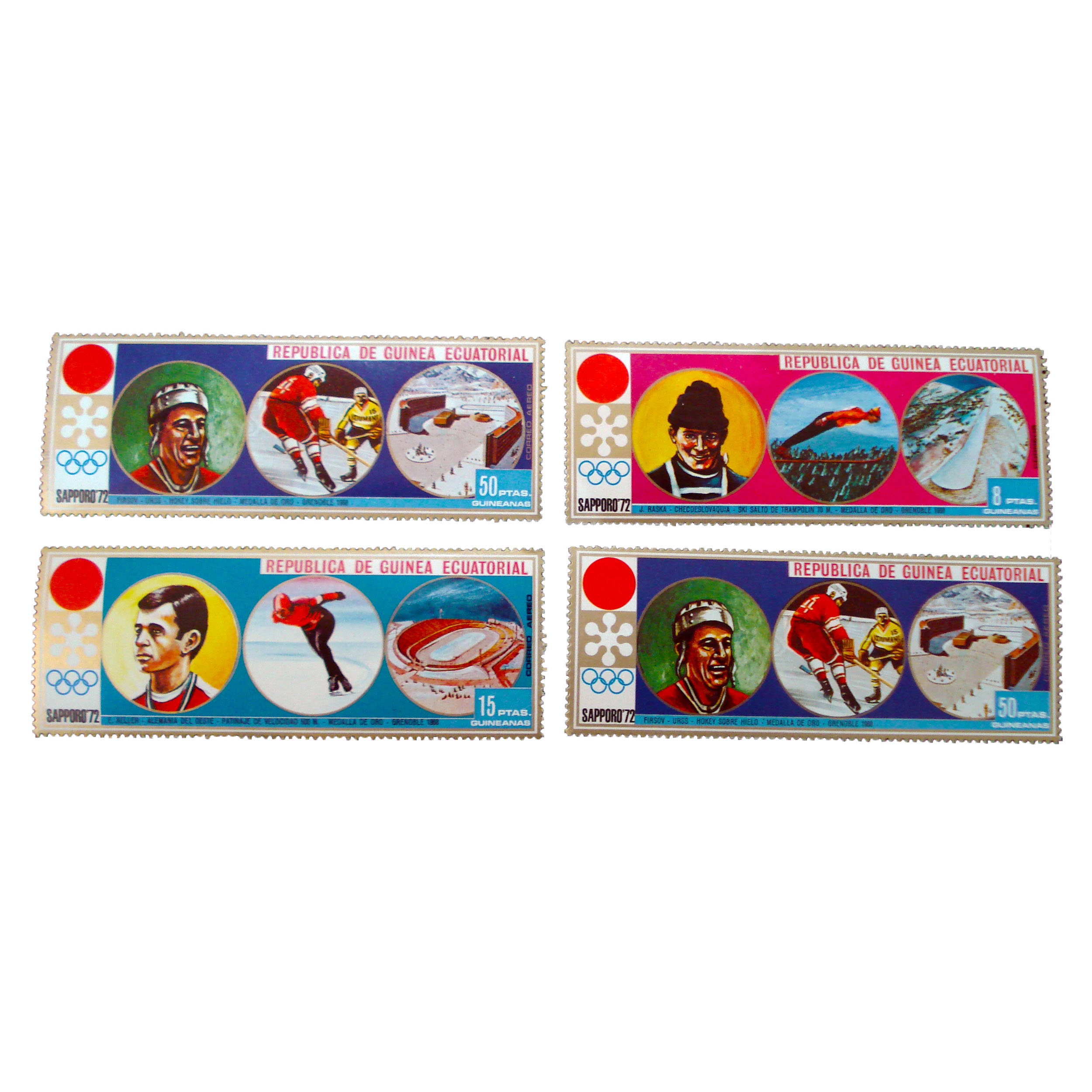 تمبر یادگاری مدل ورزشی کد aa-459 مجموعه 4 عددی