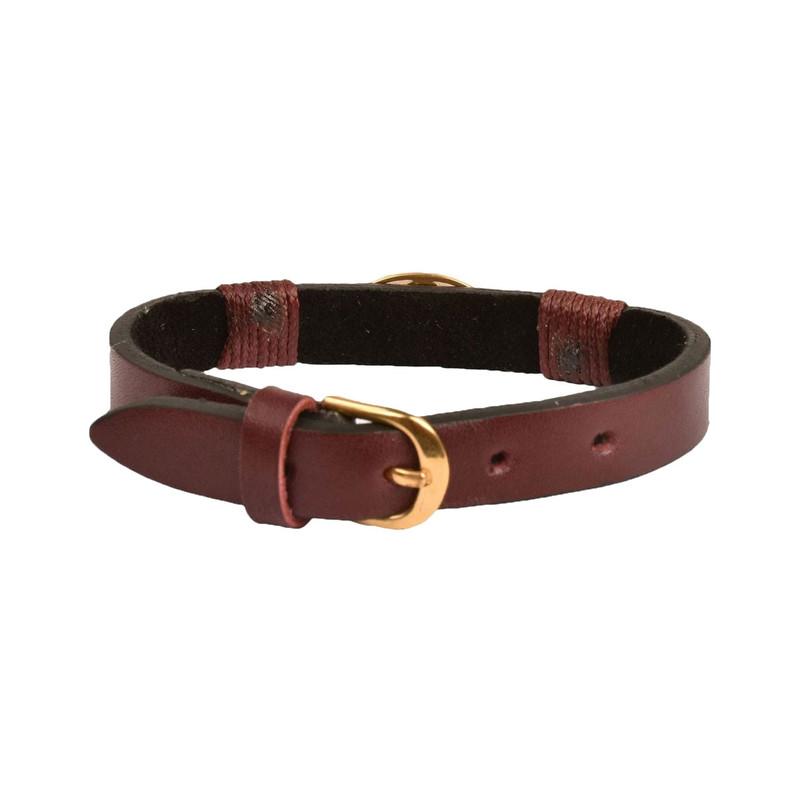 دستبند زنانه پارینه چرم طرح تولد اردیبهشت مدل BR600104