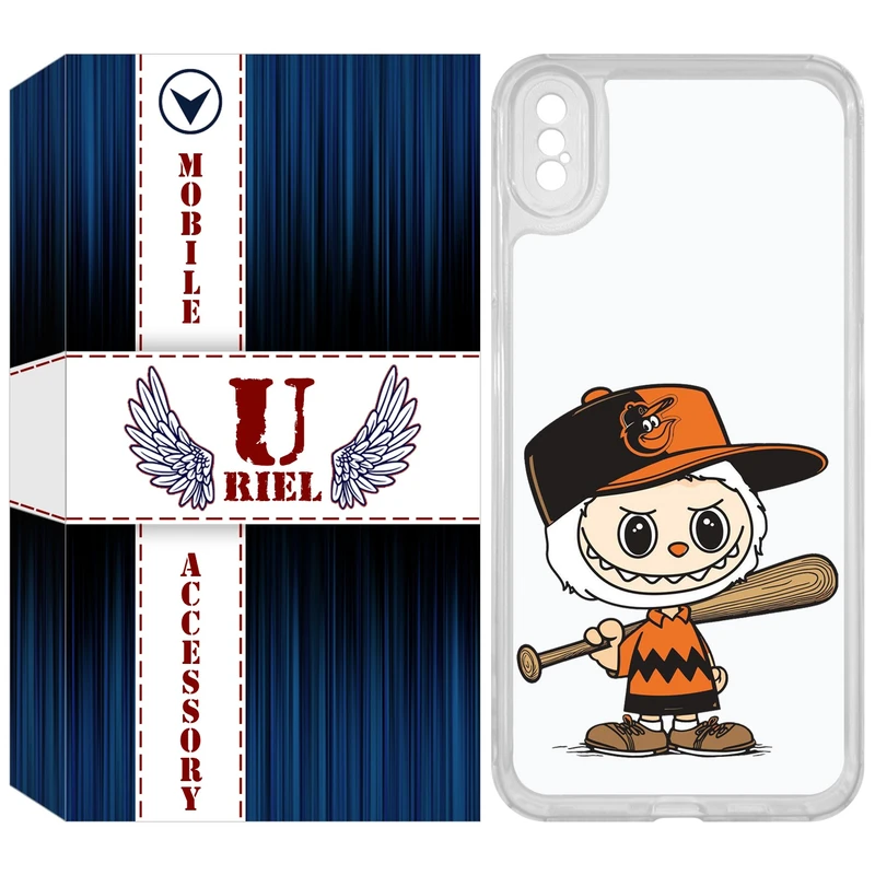 کاور یوریل مدل Clear کد 128 طرح لبوبو مناسب برای گوشی موبایل اپل iPhone XS Max