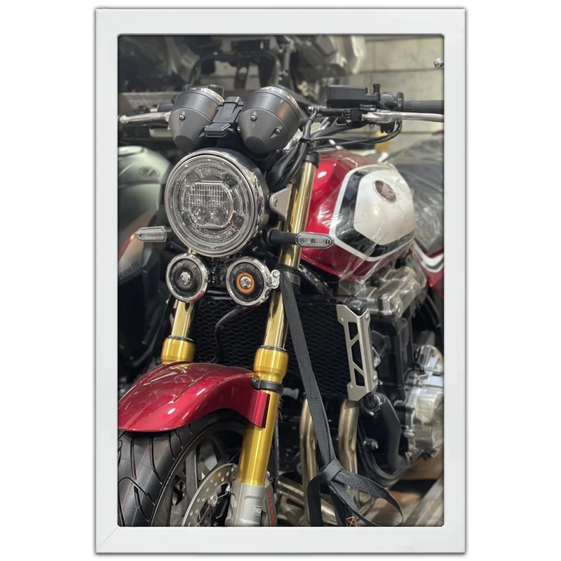 تابلو بکلیت طرح موتور سنگین هوندا سی بی HONDA CB1300 مدل W-po1979 فریم سفید