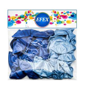 بادکنک متالایز طرح EFEX بسته 40 عددی