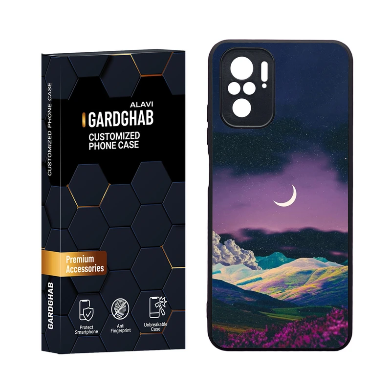 کاور گارد قاب مدل دورژله ای منظره و طبیعت مناسب برای گوشی موبایل شیائومی Redmi Note 10 4G / Note 10s / Poco M5s