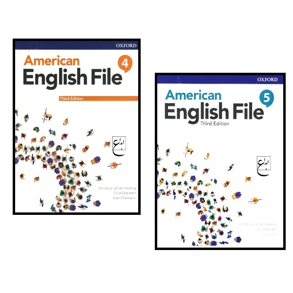 کتاب American English File 4_5 Third Edition اثر جمعی از نویسندگان انتشارات ابداع 2 جلدی