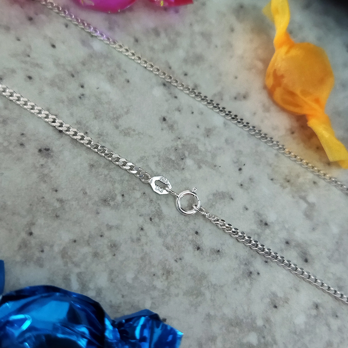 زنجیر نقره مردانه سلین کالا مدل کارتیه T70