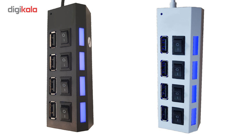 هاب USB 2.0 چهار پورت مکس تاچ مدل 02